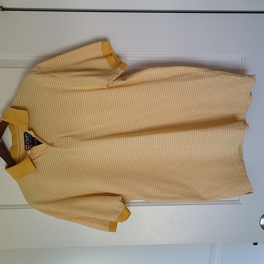 CHAPS Ralf Lauren polo shirt Yellow Medium